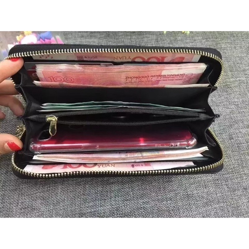 PROMO SALE 7.7 - DOMPET PANJANG N10 BAHAN KULIT HAND WALLET DOMPET IMPORT REAL PIC DOMPET PANJANG LIPAT WANITA 6016 DOMPET LIPAT WANITA PANJANG MULTIFUNGSI POLOS DOMPET FASHION