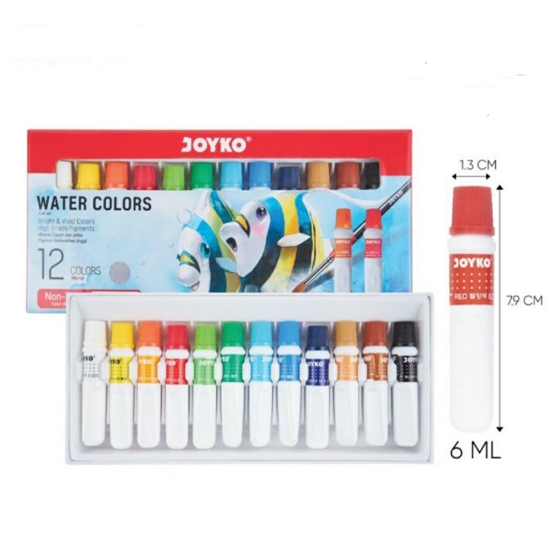 

WATER COLOR / CAT AIR JOYKO 12 WARNA