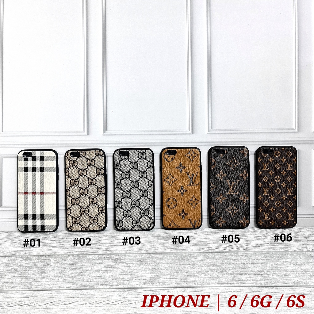 IPHONE 6 6G 6S 6 PLUS 7 8 SE 2020 7 PLUS 8 PLUS X XS XR XS MAX 11 PRO 11 PRO MAX | LOVUCI Soft Case Leather LV GUCCI