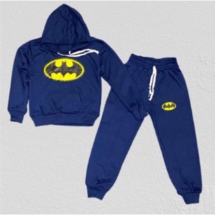 Setelan Super Hero Hoodie+Celana JogerAnak II Sweater Hoodie + Celana Joger Anak