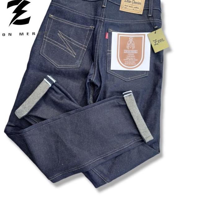 Depan Celana Denim selvdege accent 14oz original