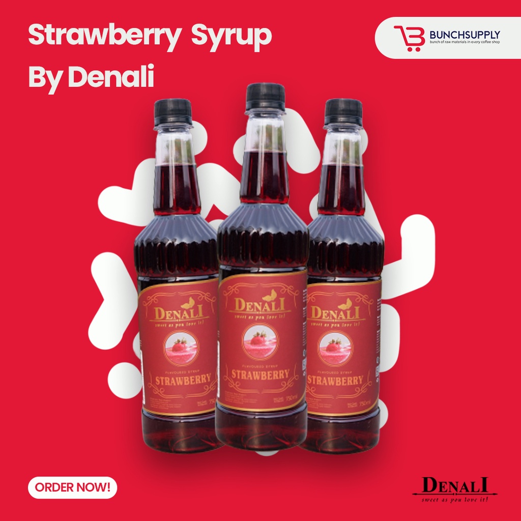 

DENALI Strawberry Syrup 750ml - Bunch Supply