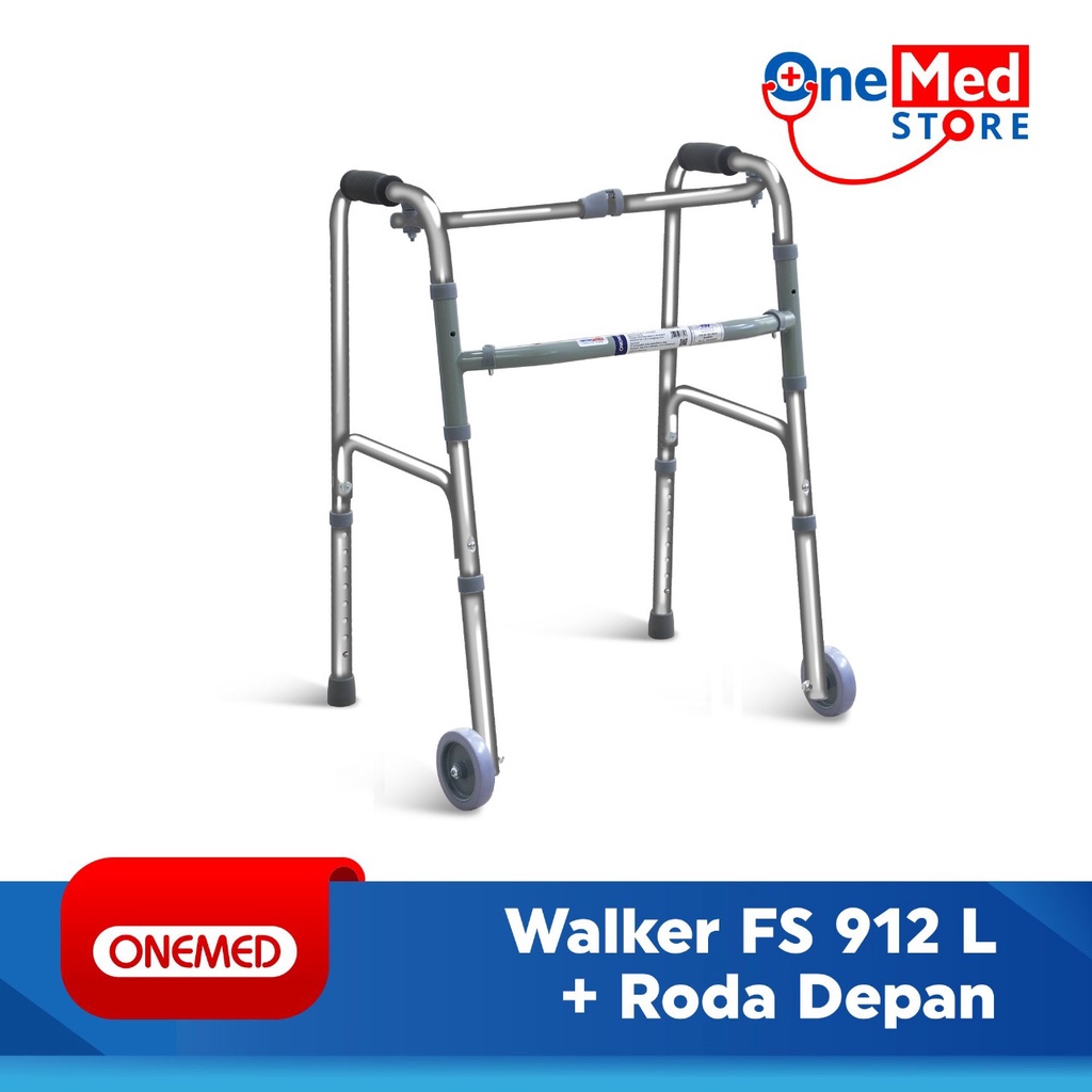 Alat Bantu Jalan Walker+Roda Depan OneMed OJ