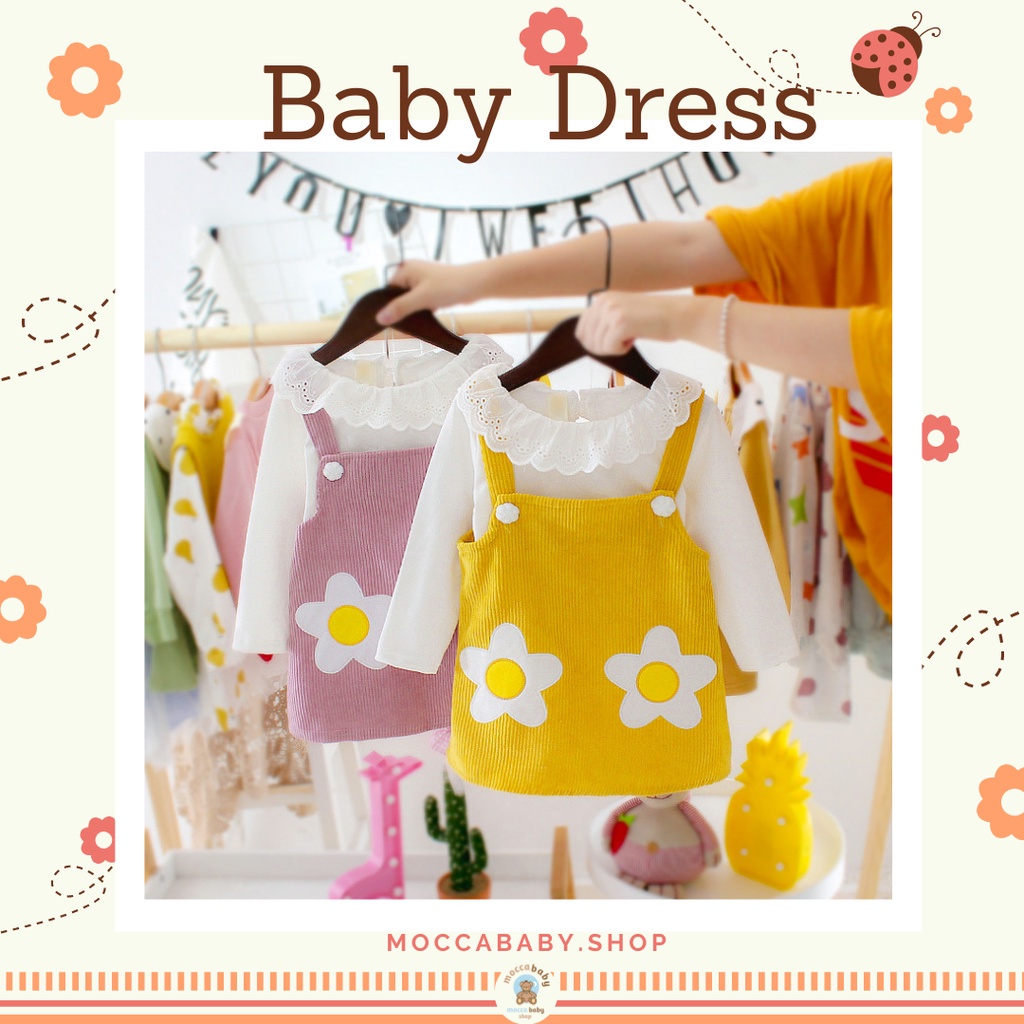 MBSS - Baby Dress Luxury EBV Baju Dress Anak Perempuan Import Dress anak/Bayi Perempuan Gaun bayi Rok Anak Pakaian anak / L2