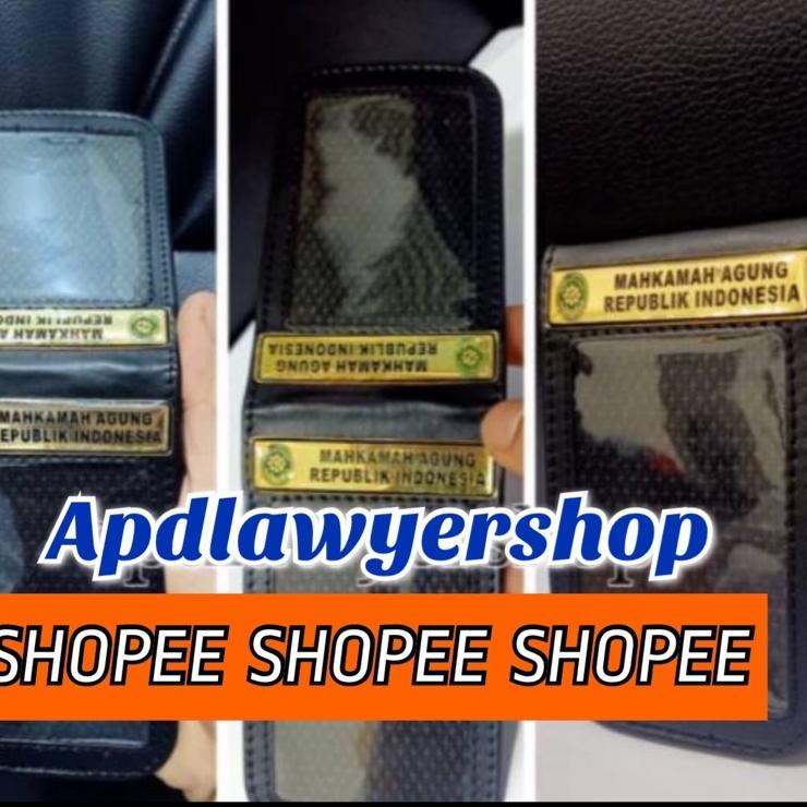 

Miliki Name Tag Id Card Saku Dompet Kartu Saku Kulit Mahkamah Agung RI MA RI