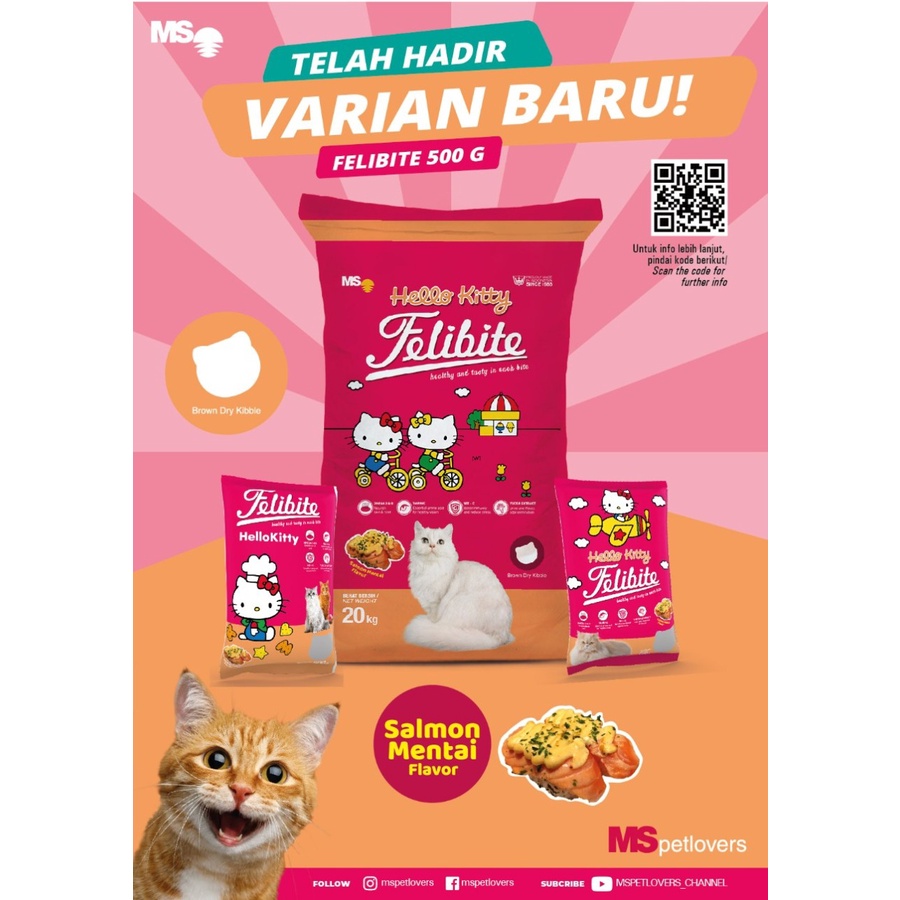 Makanan kucing felibite 20kg