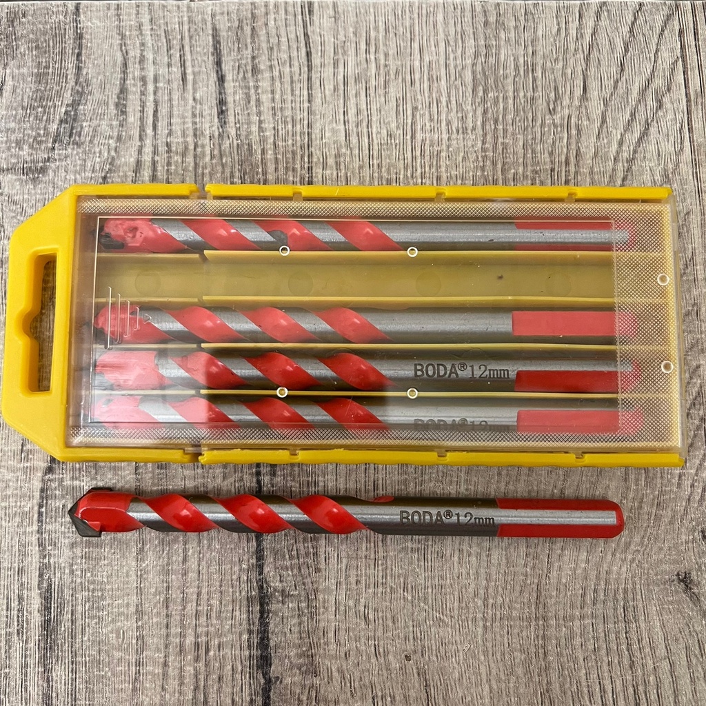 Mata Bor 12mm Boda Multifungsi (beton, besi,kayu,keramik,granit dll)