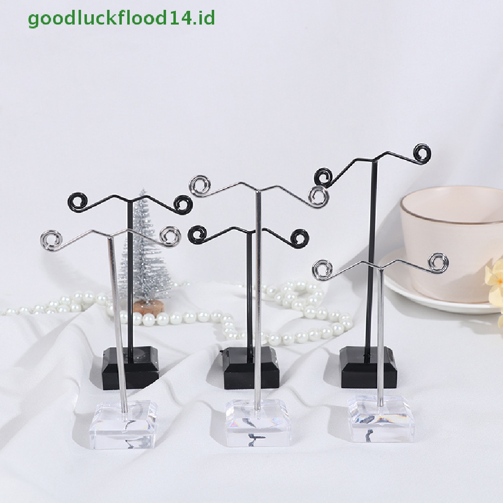 [GOOGFOUR] 3pcs Rak Display Perhiasan Anting Stud Akrilik Stand Organizer Holder Ornamen [TOP]