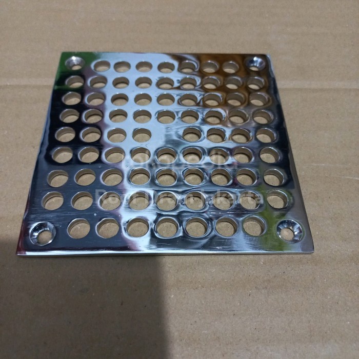 tutupan floor drain saringan got plat stainless 304, floor drain plat