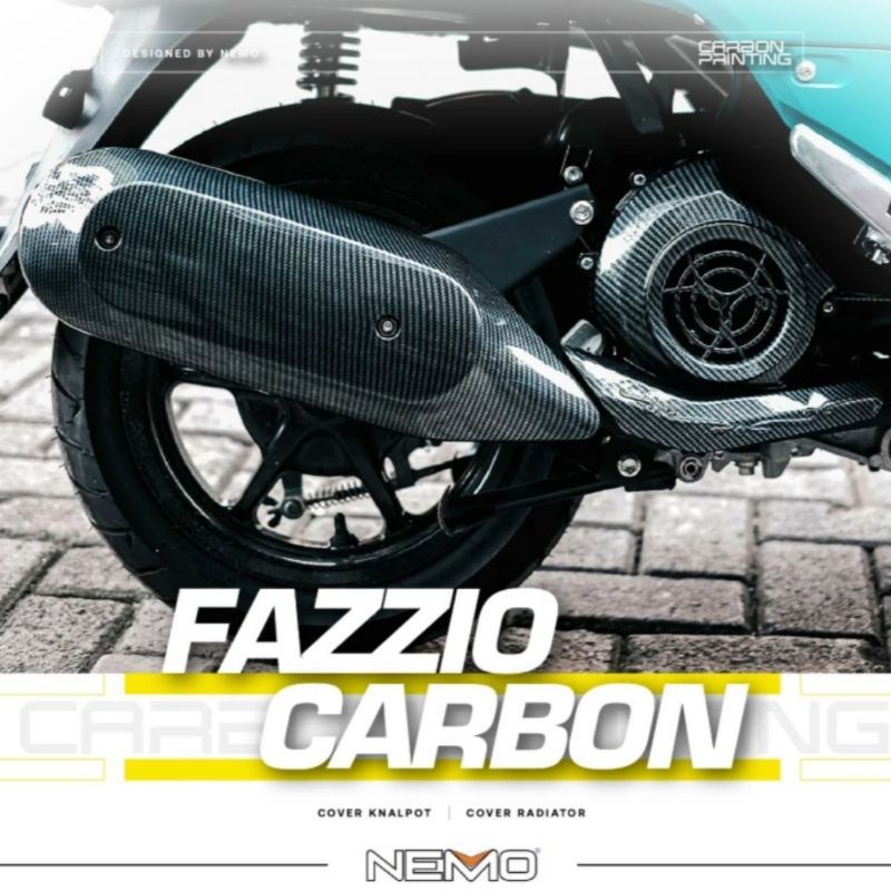 Cover tutup Filter Yamaha Fazio Carbon Nemo