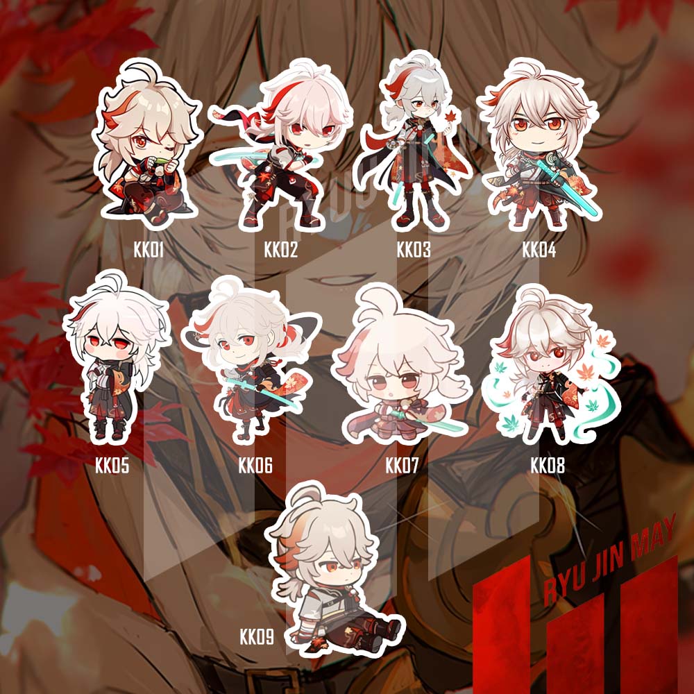 Sticker Anime - Genshin Impact - Kaedehara Kazuha
