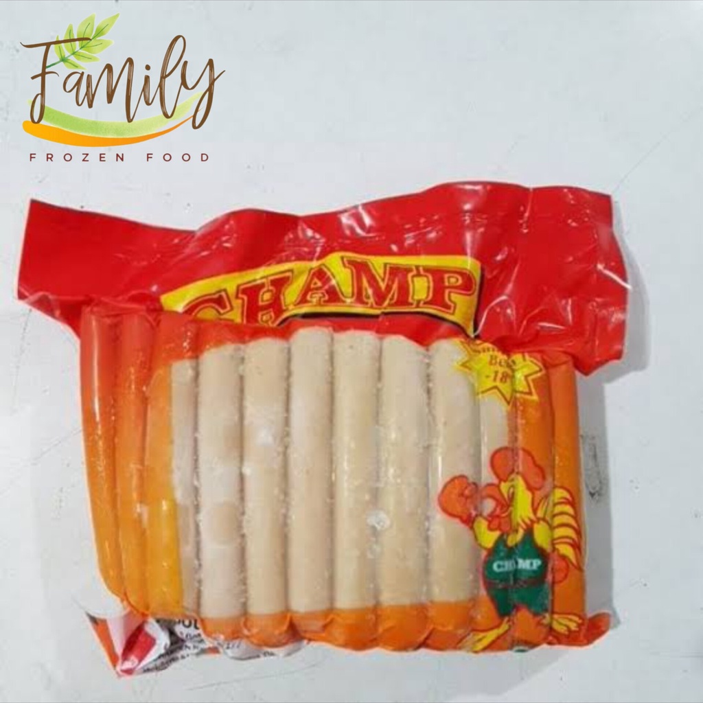 

Champ Sosis Ayam 1kg Frozen Food Grosir