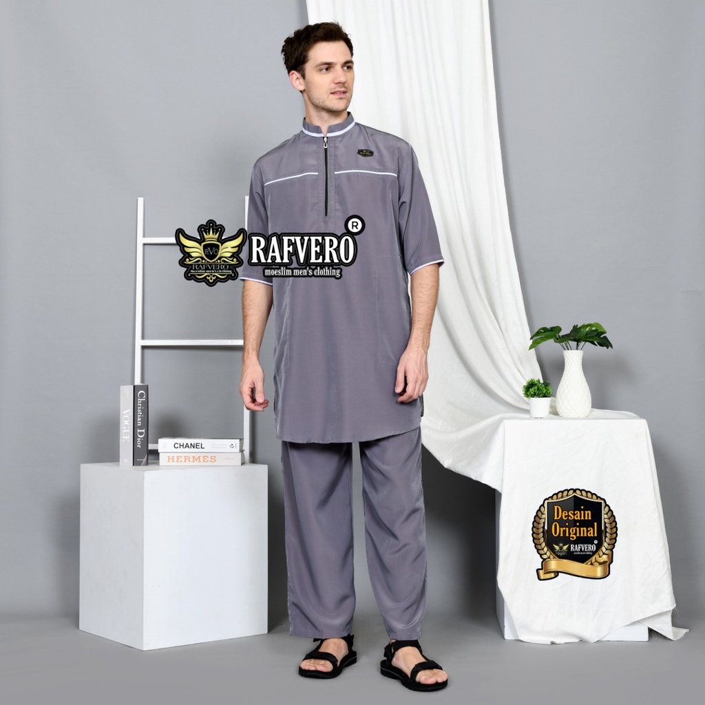 WAJIB PUNYA SETELAN BAJU KOKO PRIA - BAJU KOKO LAKII LAKI - GAMIS PRIA SETELAN BAJU DAN CELANA -