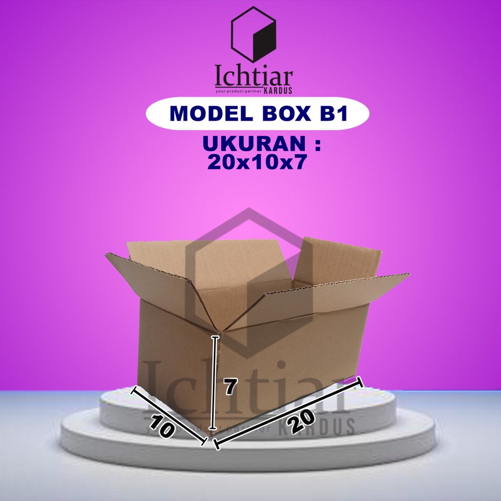 

Karton / Kardus / Box Packing Ukuran 20x10x7 Cm