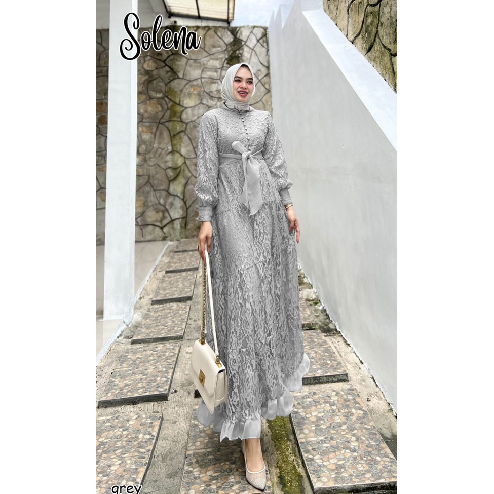 GAMIS PESTA KONDANGAN SOLENA PARTY DRESS RBUKAT