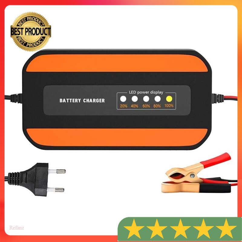 E-FAST Charger Cas Casan Aki Motor Lead Acid Smart Charger 12V 2A 20Ah - ZYX-Y10