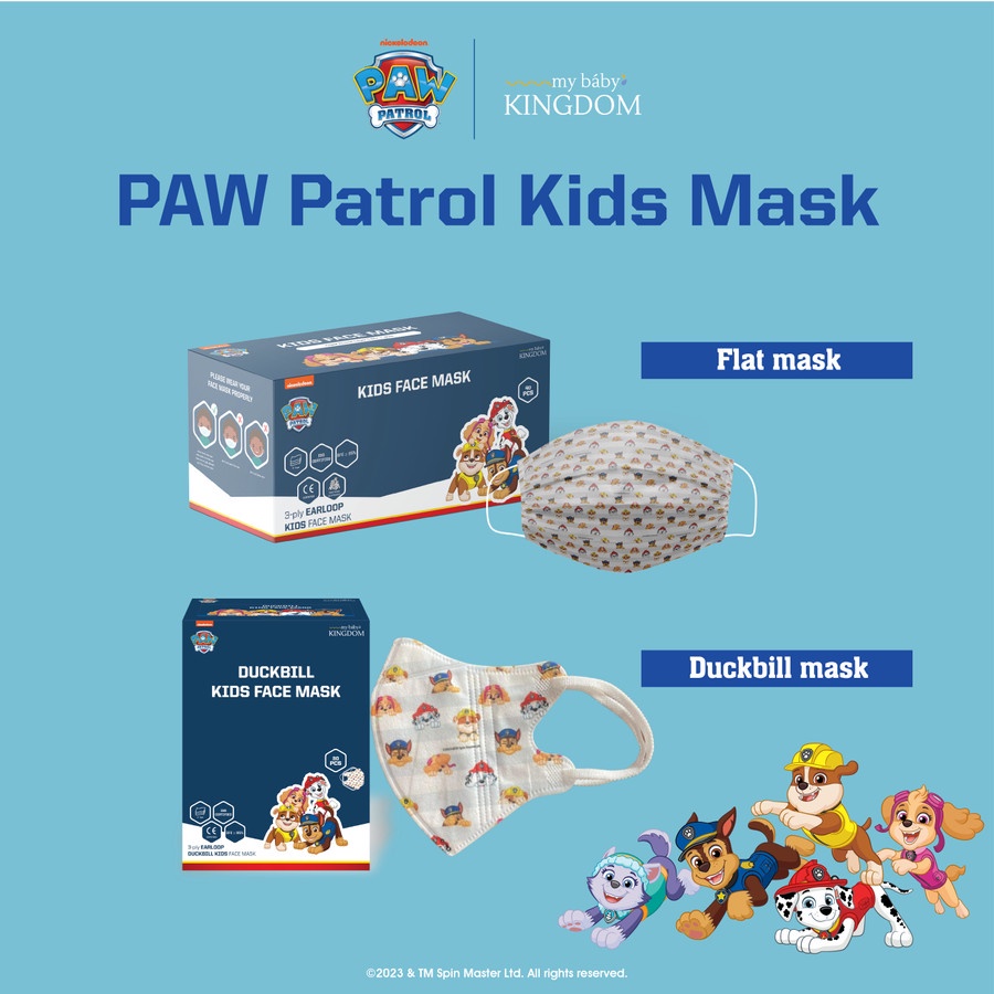 My Baby Kingdom PAW Patrol Masker Anak Duckbill / Flat