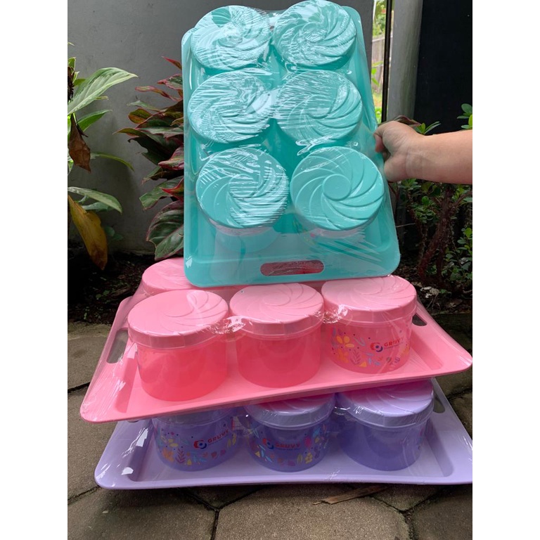 TONAM CALISTA TOPLES PLUS NAMPAN (TOPLES 6 + 1  NAMPAN) / TOPLES LEBARAN UNIK BAHAN PLASTIK