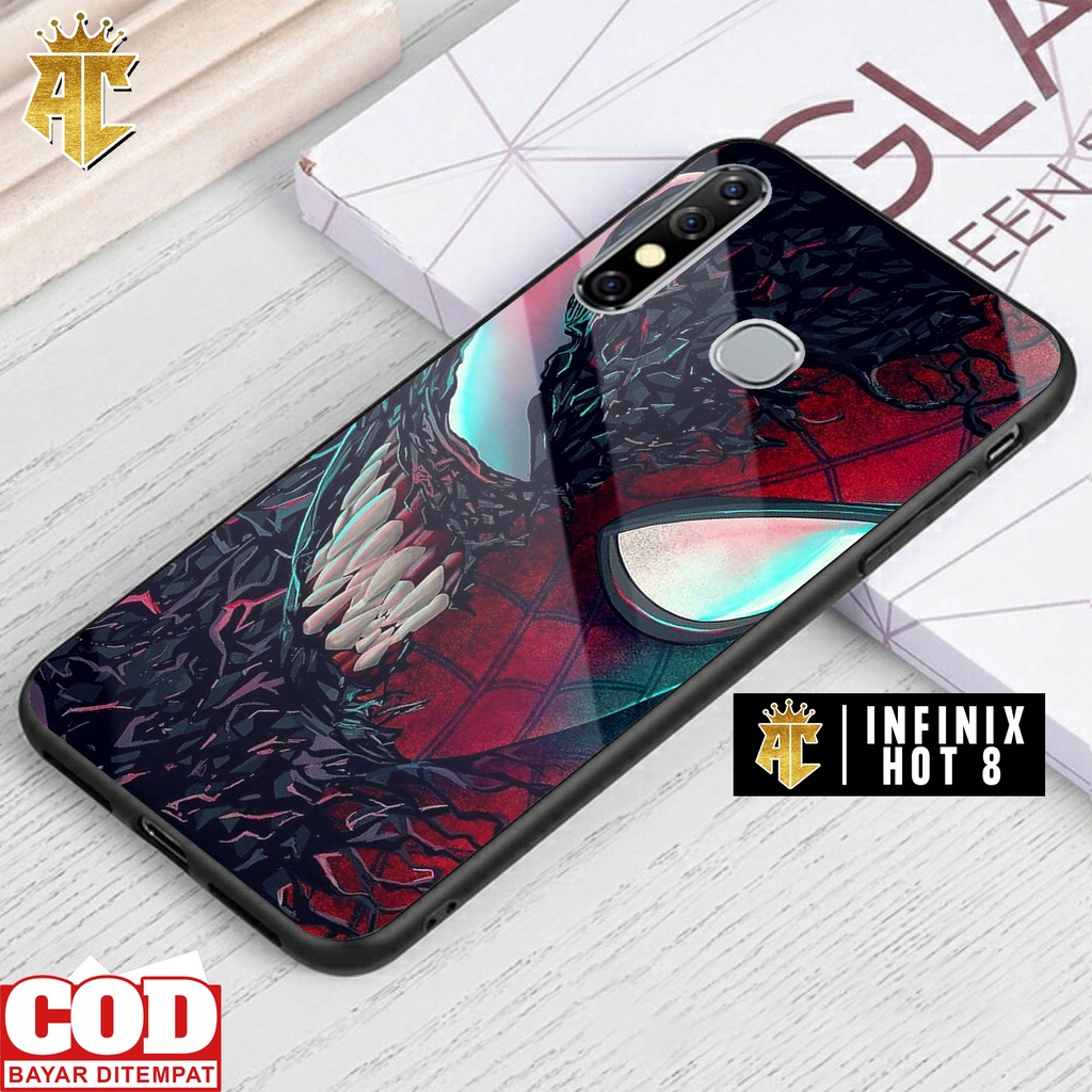 Case INFINIX HOT 8 - Casing INFINIX HOT 8 Terbaru 2022 AERO CASE [ MOTIF KARTUN SPDR ] Silikon INFIN