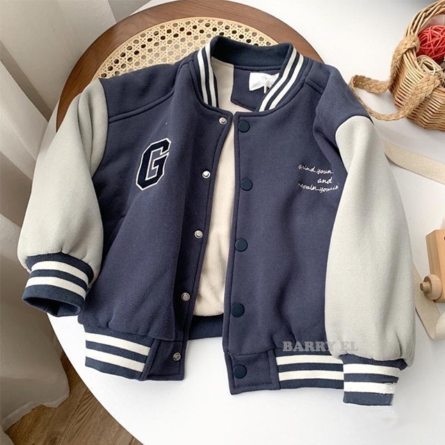 Jaket Varsity Baseball Bomber Laki Laki Perempuan Pria Wanita Custome Logo Nama Partai Panitia Kampa