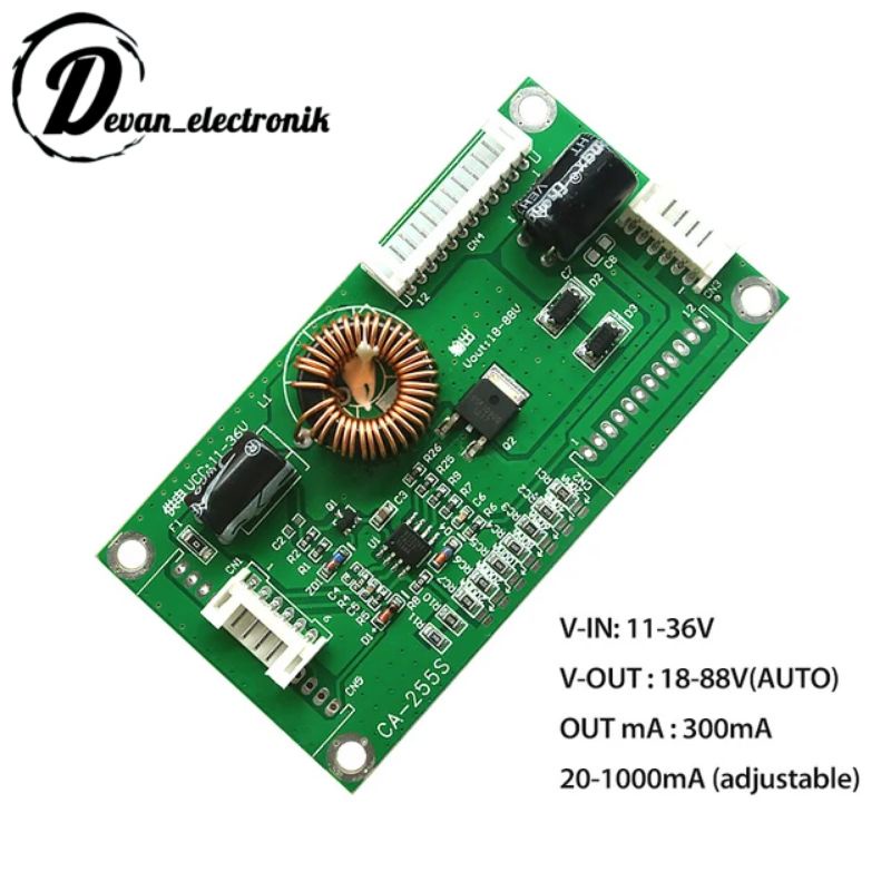 INVERTER LED UNIVERSAL CA-255 UNIVERSAL LAMPU LED BACKLIGHT CA255 UNIVERSAL INVERTER DC STEPUP TV