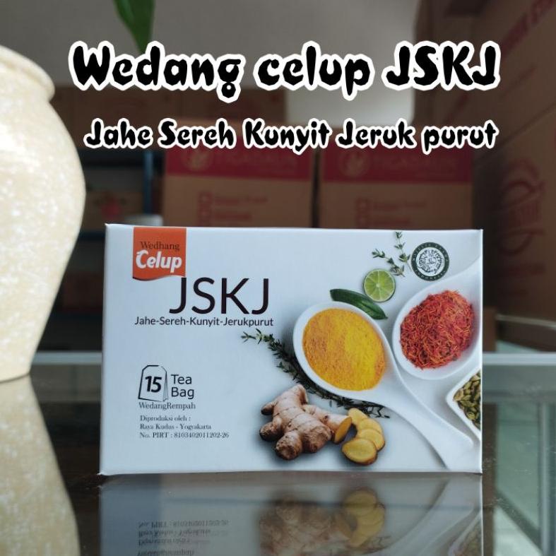 

[LIJRN9398] Wedang celup JSKJ Wedang jahe sereh kunyit jeruk purut