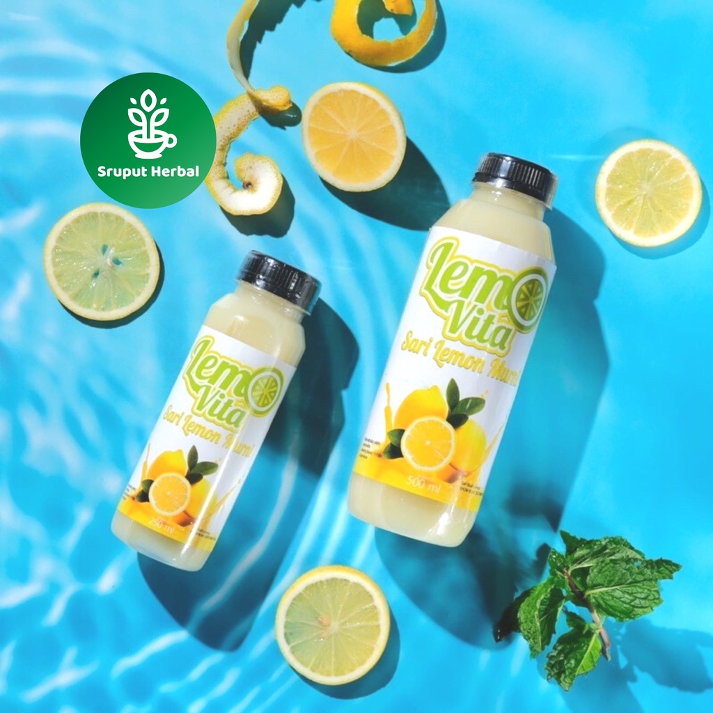 BPOM Sari Lemon 100% Murni Lemovita 250ml Fresh Jus Sari Lemon Diet Alami Sehat Murni Murah Sruput Herbal Segar Sari Jeruk Lemon Beorganik Hikari