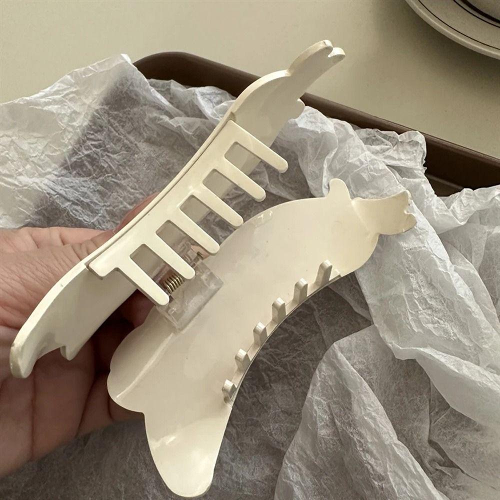 Agustina Asetat Rambut Cakar Pesta Elegan Ins Hiu Klip Baru Ponytail Holder Jepit Rambut Kecil Kelinci Fashion Hiasan Kepala Korea Hiu Klip