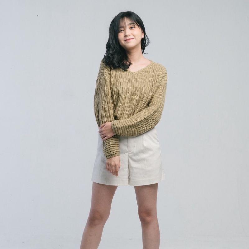 Sweater Rajut Wanita Kayra Oversized Tebal Korean