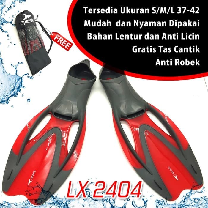 Fin Swimming Fin Diving Kaki Katak Selam Diving Snorkeling Renang Laut