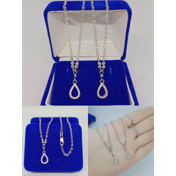 kalung koye anak rantai nori ukir gantungan tears mp/perak asli silver 925 lapis emas/perhiasan anak fashion terbaru