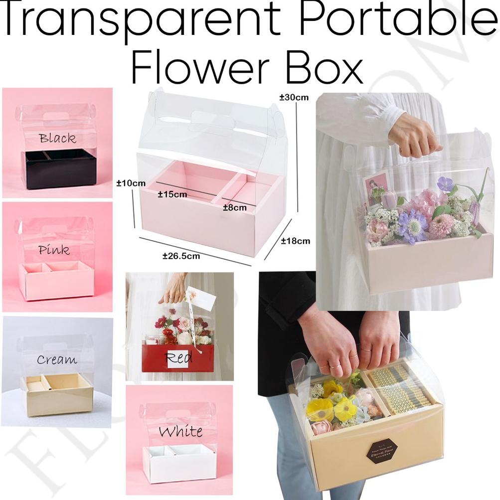 

Dapatkan Transparent Portable Flower Box - Kotak Bunga - Kue Ori