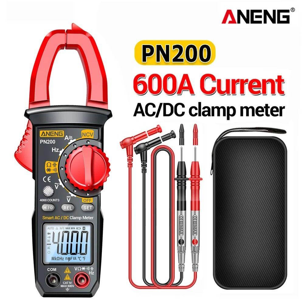 POPULAR Populer Digital Clamp Meter ANENG PN200 Ammeter Voltage Tester True RMS Penjepit Arus AC/DC