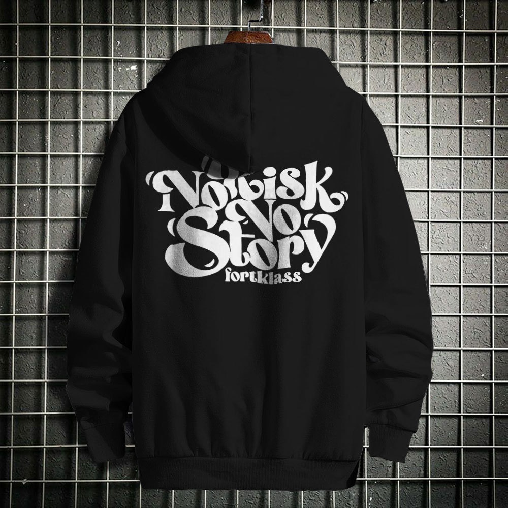 HIPNOP Risk Outerwear Unisex Hoodie Sablon Pria Premium Jaket Pria Jumper Hoodie