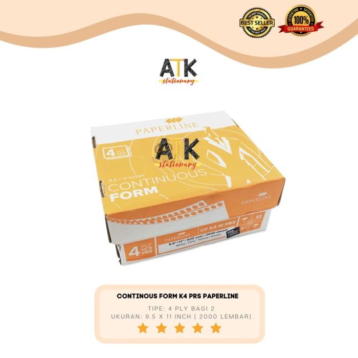 

Continous Form 9.5 x 11 4 Rangkap K42 PRS Bagi 2 Paperline atk