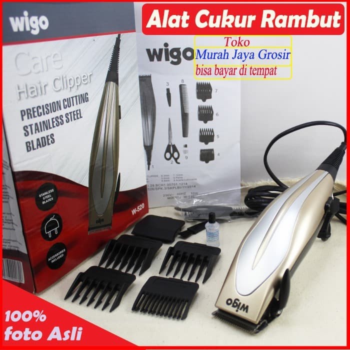 Wigo w 520 Hair clipper alat cukur rambut mesin potong cukur elektrik