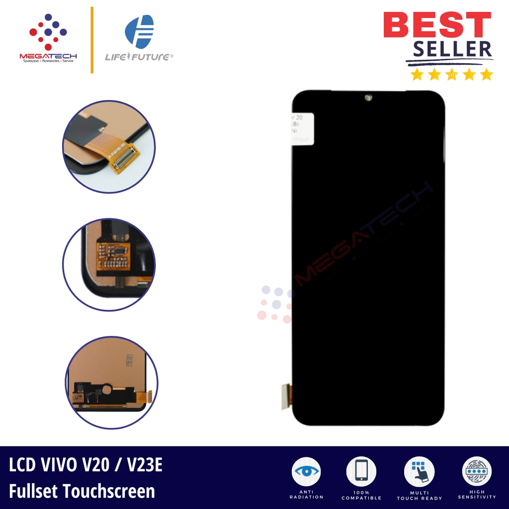 LCD Vivo V20 / LCD Vivo V23E Fullset Touchscreen - ORI