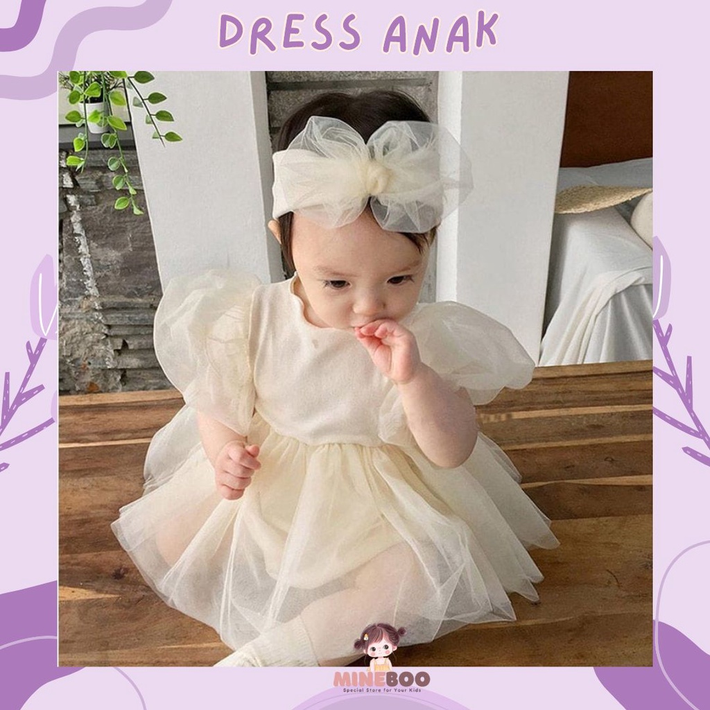 mineboo - DRESS CHUBBY BABY EBV 0-2tahun Romper bayi/Baby tutu dress Romper lucu import/baju bayi kado anak perempuan ulang tahun