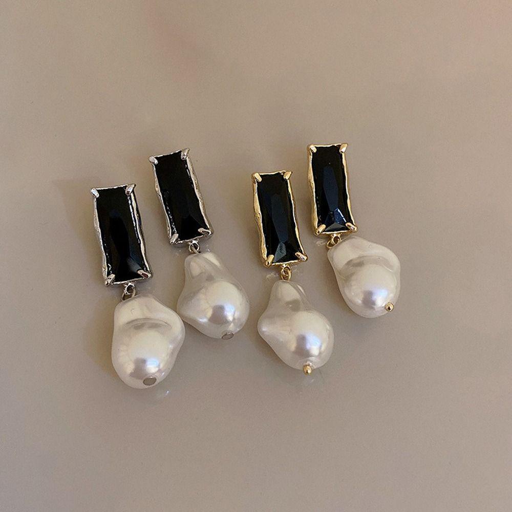 Mxbeauty Wanita Anting Mutiara Pesona Halus Trendi Fashion Perhiasan Gadis Hadiah Temperamen Gaya Korea Sederhana Menjuntai Anting