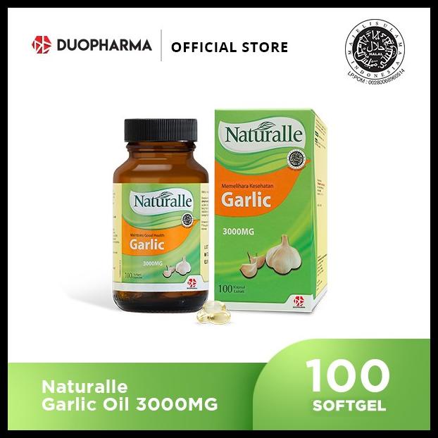 Jual Naturalle Garlic Oil 3000MG ( 100 Softgel x 1 Botol ) Shopee