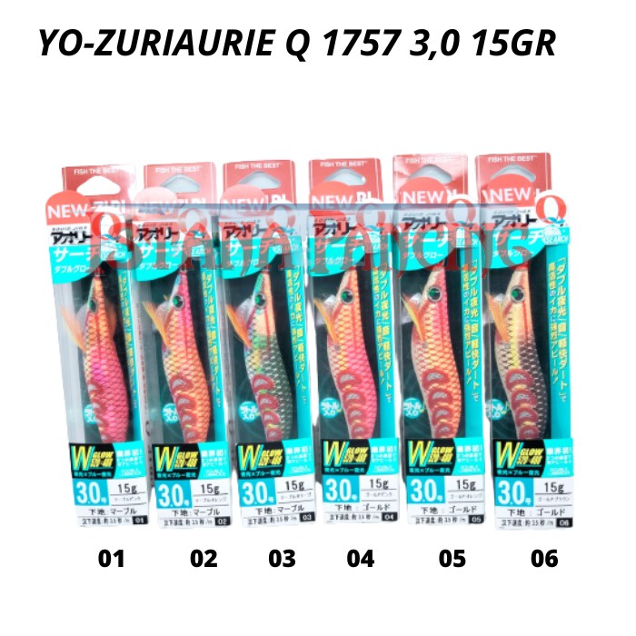 UMPAN CUMI YOZURI AURIE-Q NEW SEARCH A1758 SIZE: 3.0 / 15gr ISTANAPANCINGTTE