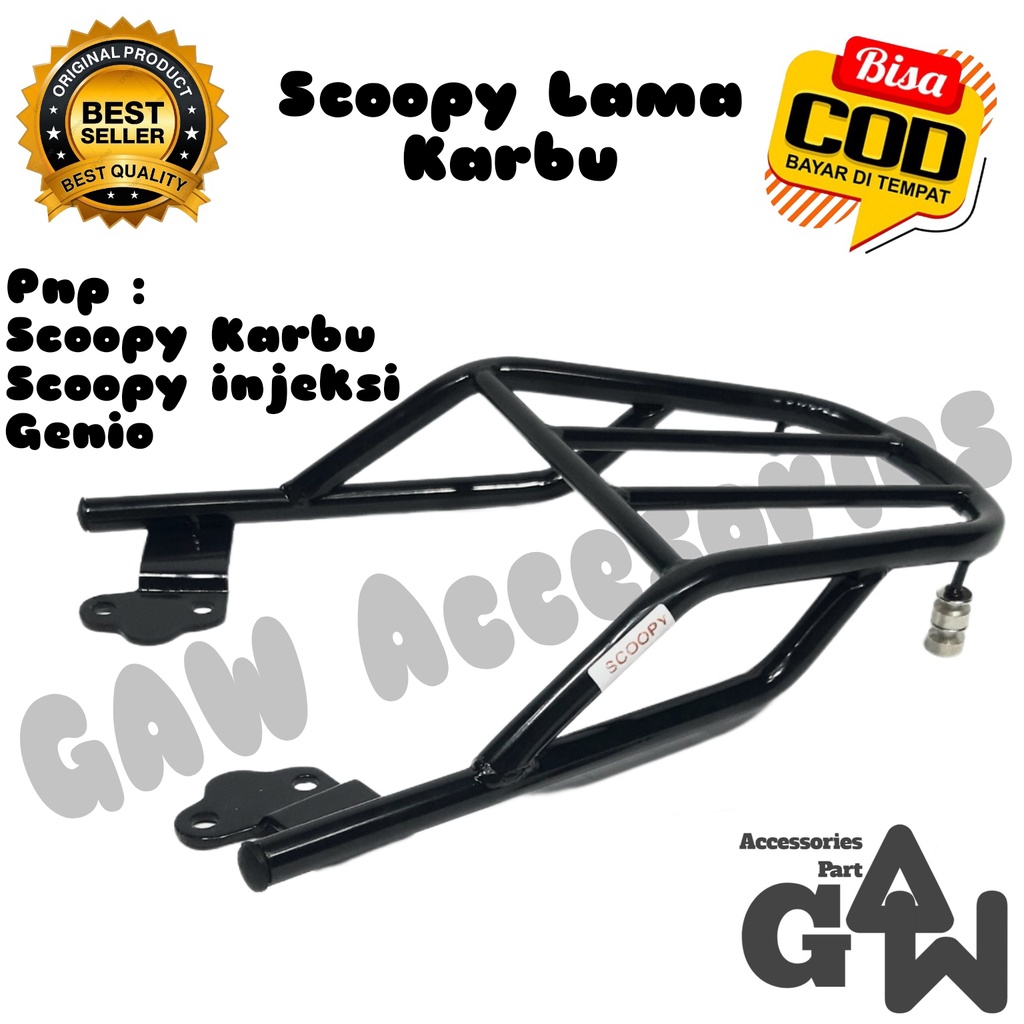 Breket Bracket Braket Behel Begel Box Jok Motor Honda Scoopy Lama Karburator Karbu