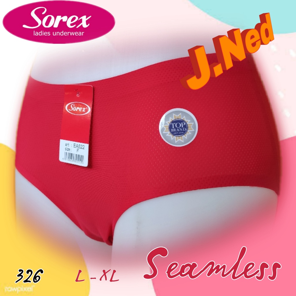 J326 CELANA DALAM WANITA SEAMLESS SOREX UKURAN FREE SIZE BESAR FIT XL-XXL