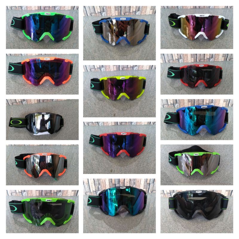 Kaca Gogle cross || kacamata cross || Gogle cross 100% original INKO