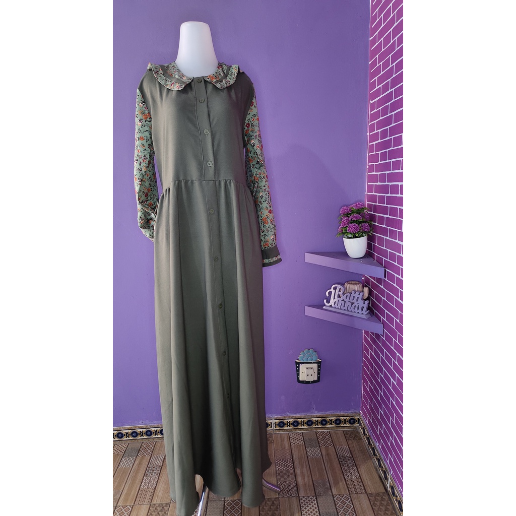 Al-Faro Collection Dress Army Floral