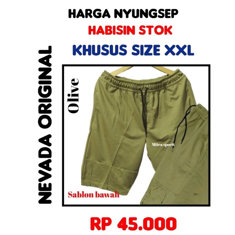 mitra sportt .. ( akun asli ) .. celana kolor pendek Nevada original khusus jumbo ( XXL ).. untuk pr
