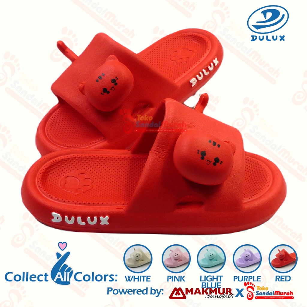Toko Sendal Murah - Sandal Anak Flat Teplek Uk 24 - 29 / Sandal Slide Anak Lucu / Sandal Slip Anak Murah / Sandal Teplek Karet Jelly / Sandal Flat Anak Trendy / [ Toko Sendal Murah  M 513 D ]
