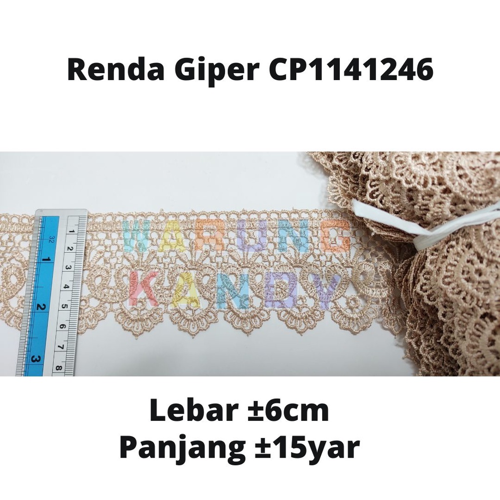 Renda Giper 1185 / 1246 6cm  Milo