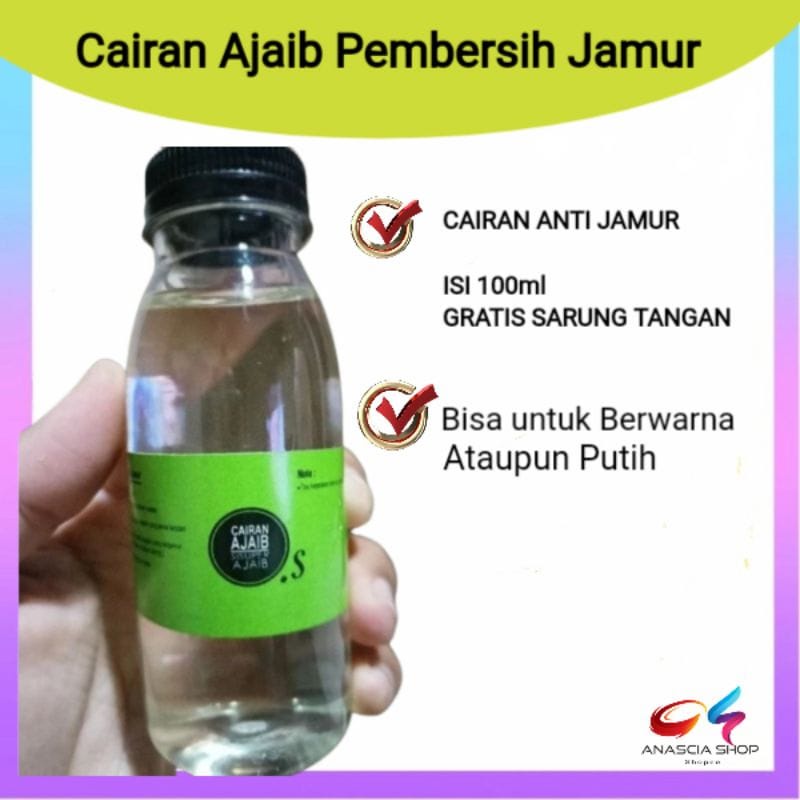 CAIRAN AJAIB PENGHILANG JAMUR 100PCS / CAIRAN PEMBERSIH NODA HITAM PAKAIAN BAJU