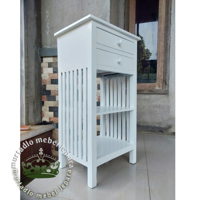 meja dispenser duco/meja dispenser kayu